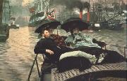 The Thames (nn01) James Tissot